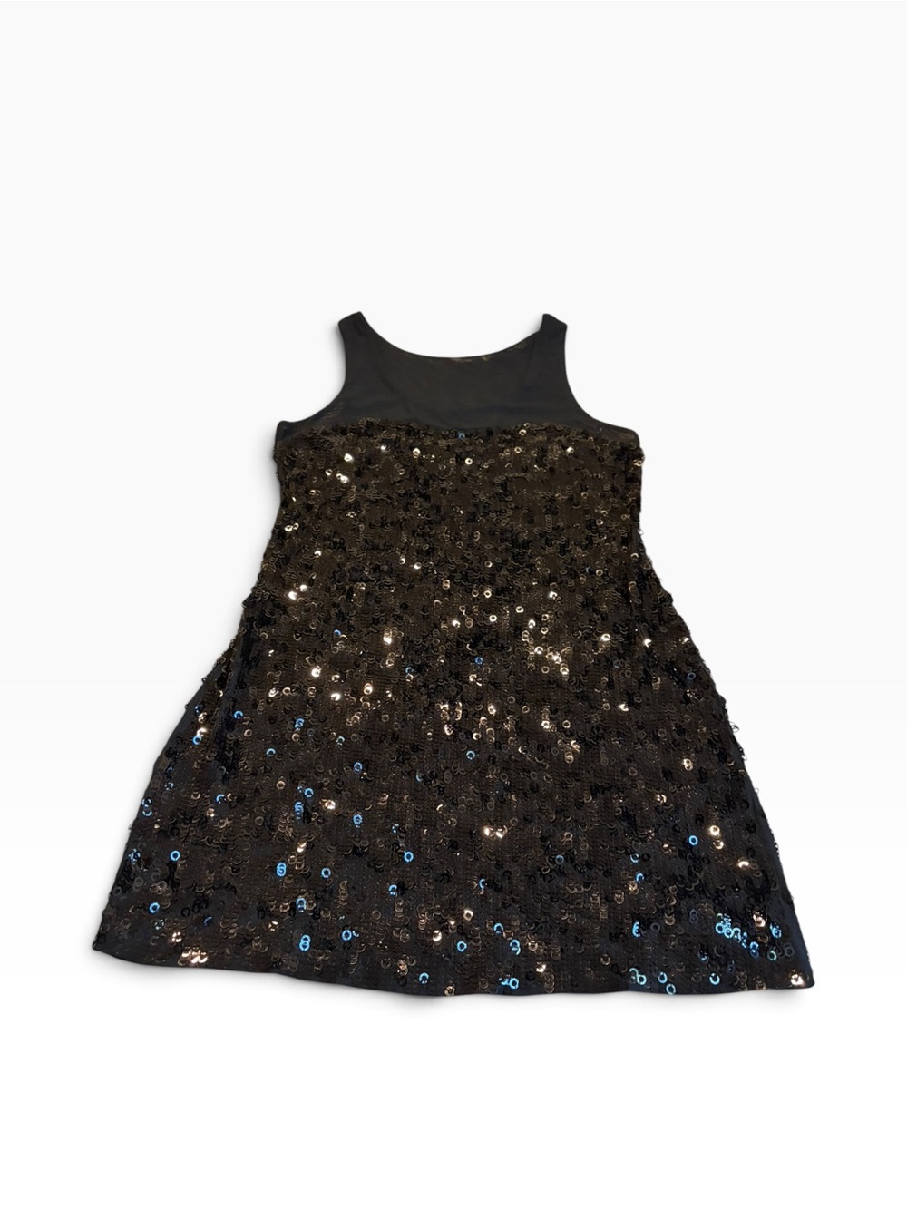 EXPRESS black sequin mini dress